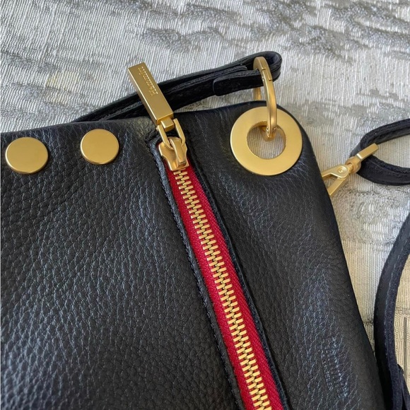 Hammitt Los Angeles Nash Crossbody Clutch Black Leather - Picture 5 of 5